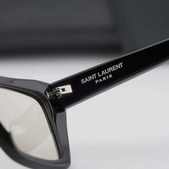 Saint Laurent SL 276 MICA 038 Sunglasses - Shiny Black/Yellow main image 8
